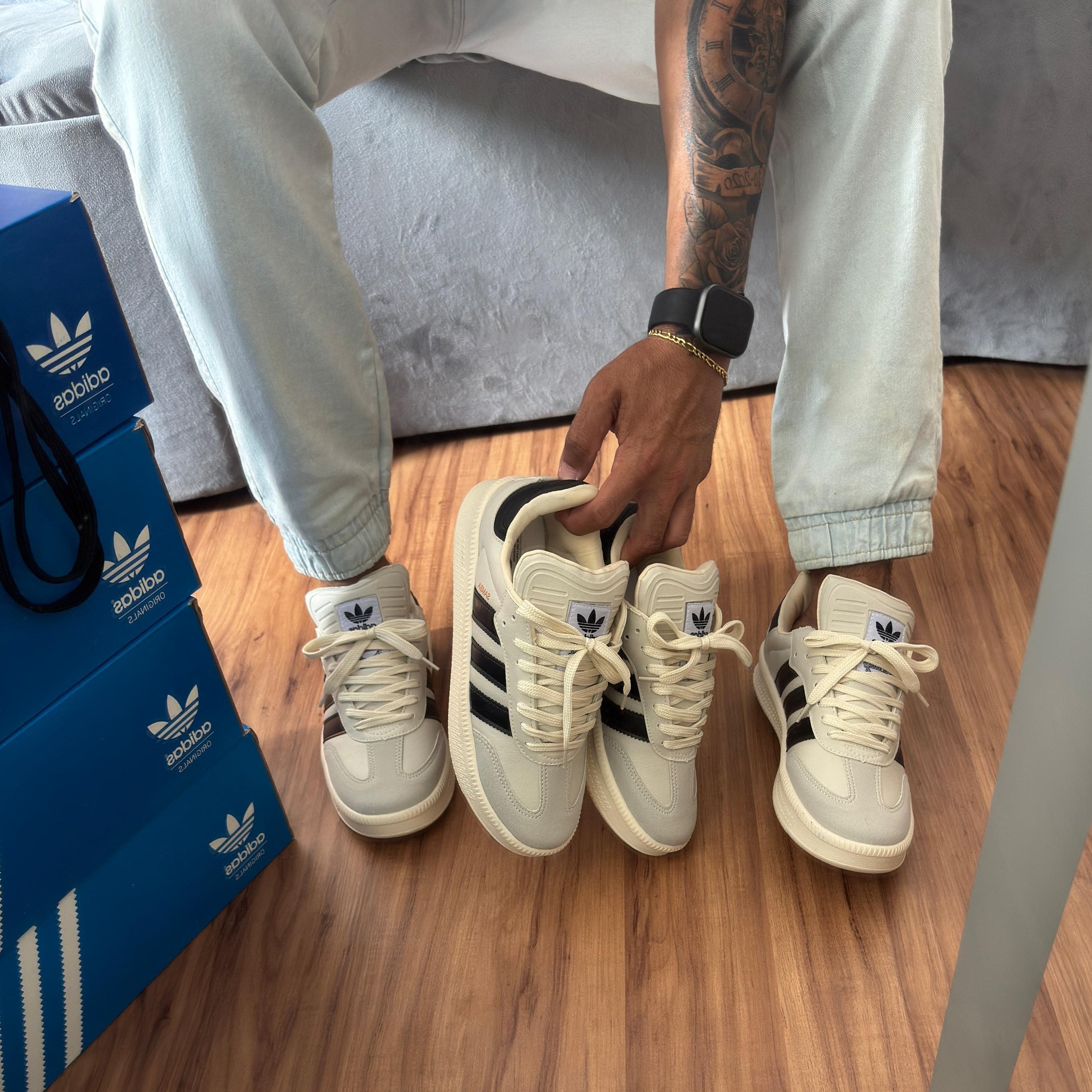 Adidas samba XLG Cloud white